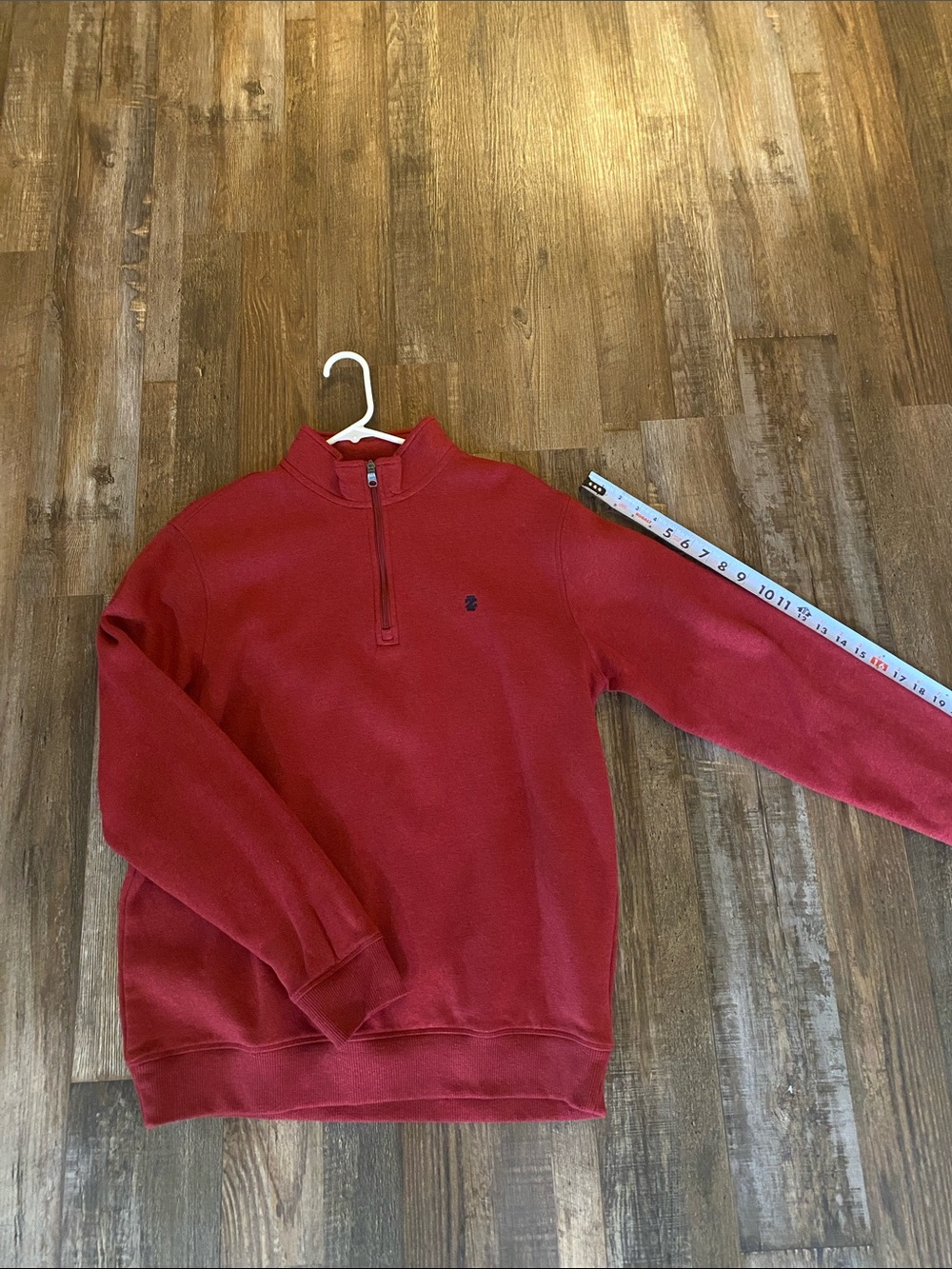 Izod Men's Crimson Half-Zip Pullover Sweater
